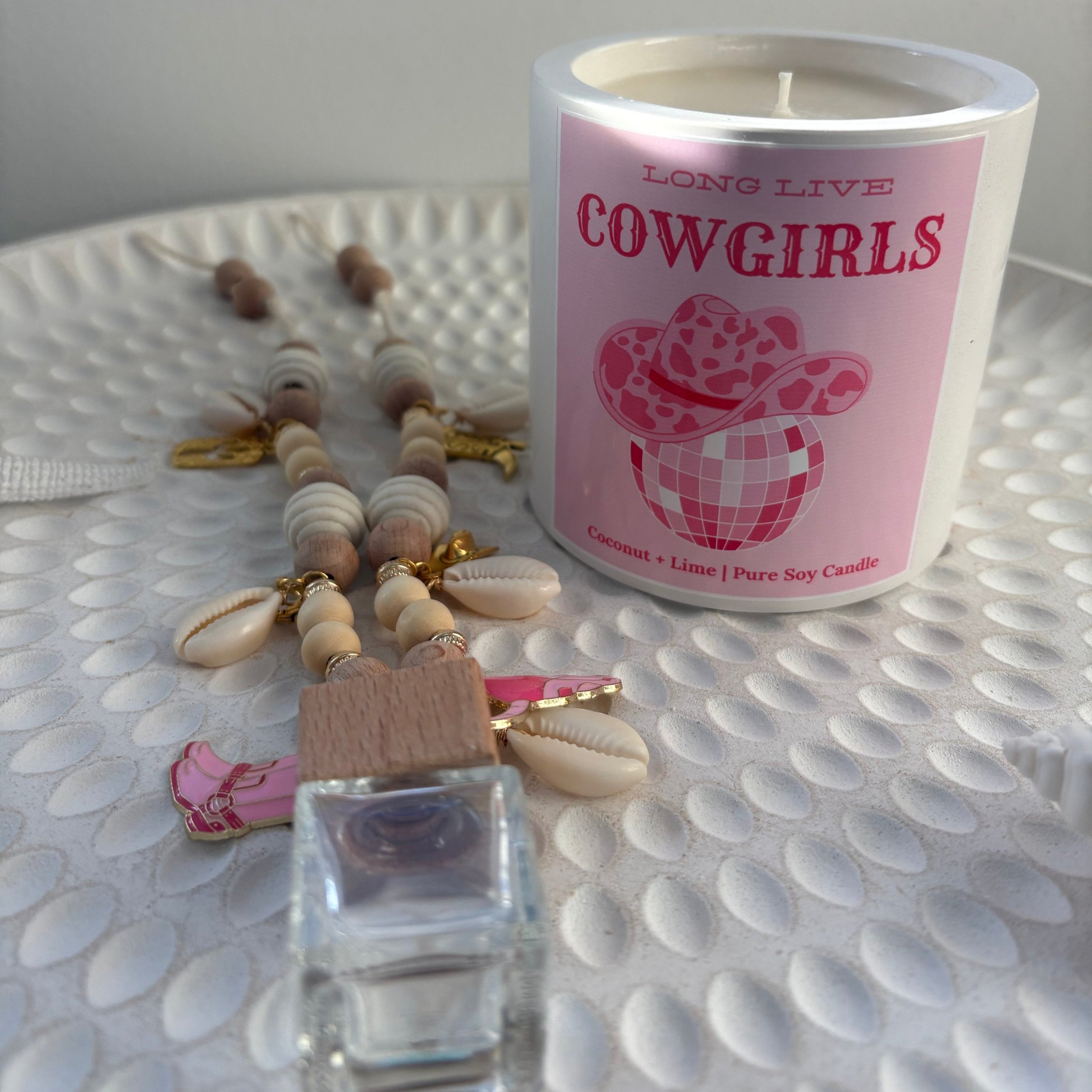 Coastal Cowgirl Car Diffuser & Candle Set