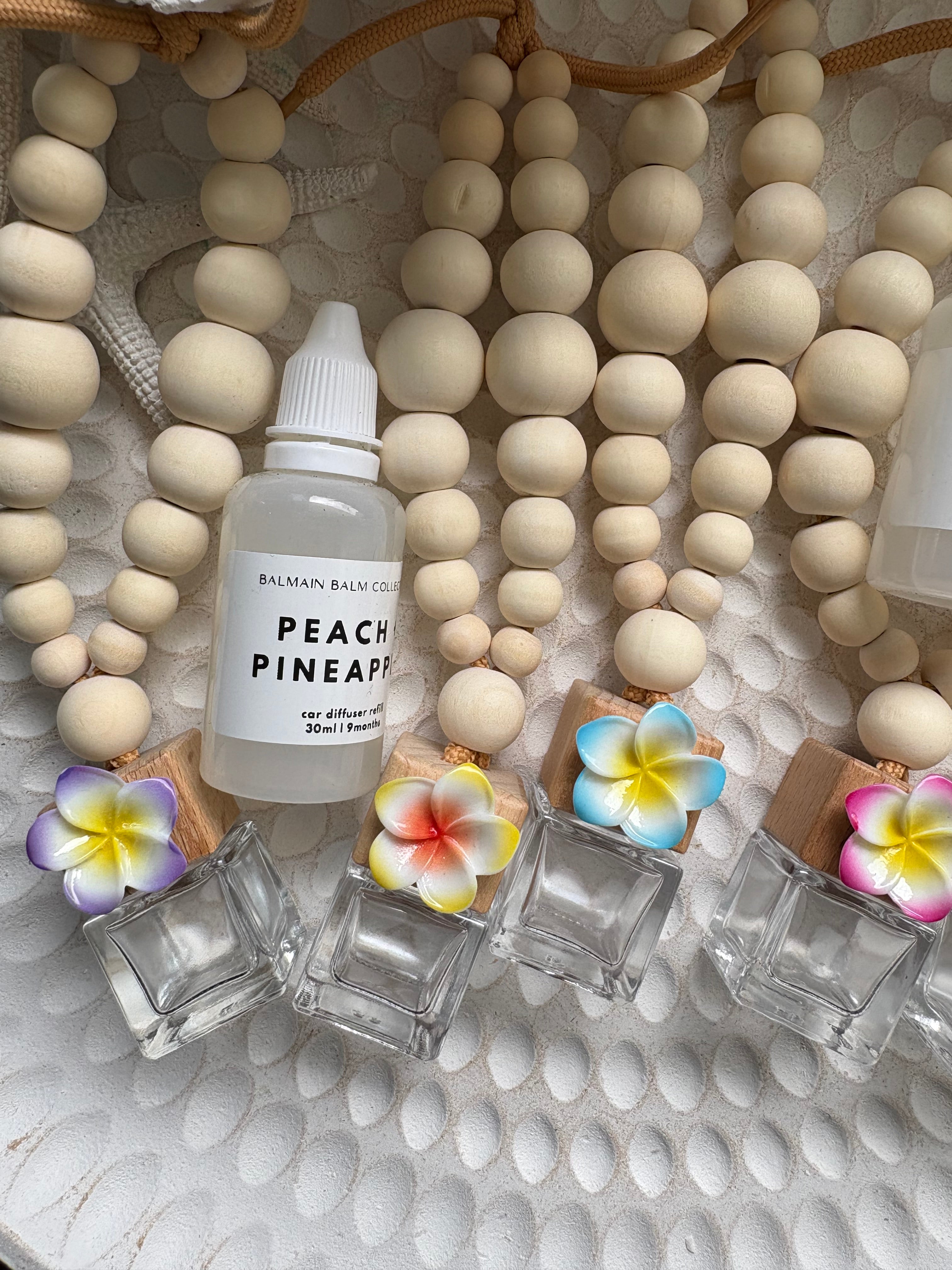 Ombre Frangipani Car Diffuser - Yellow to Orange