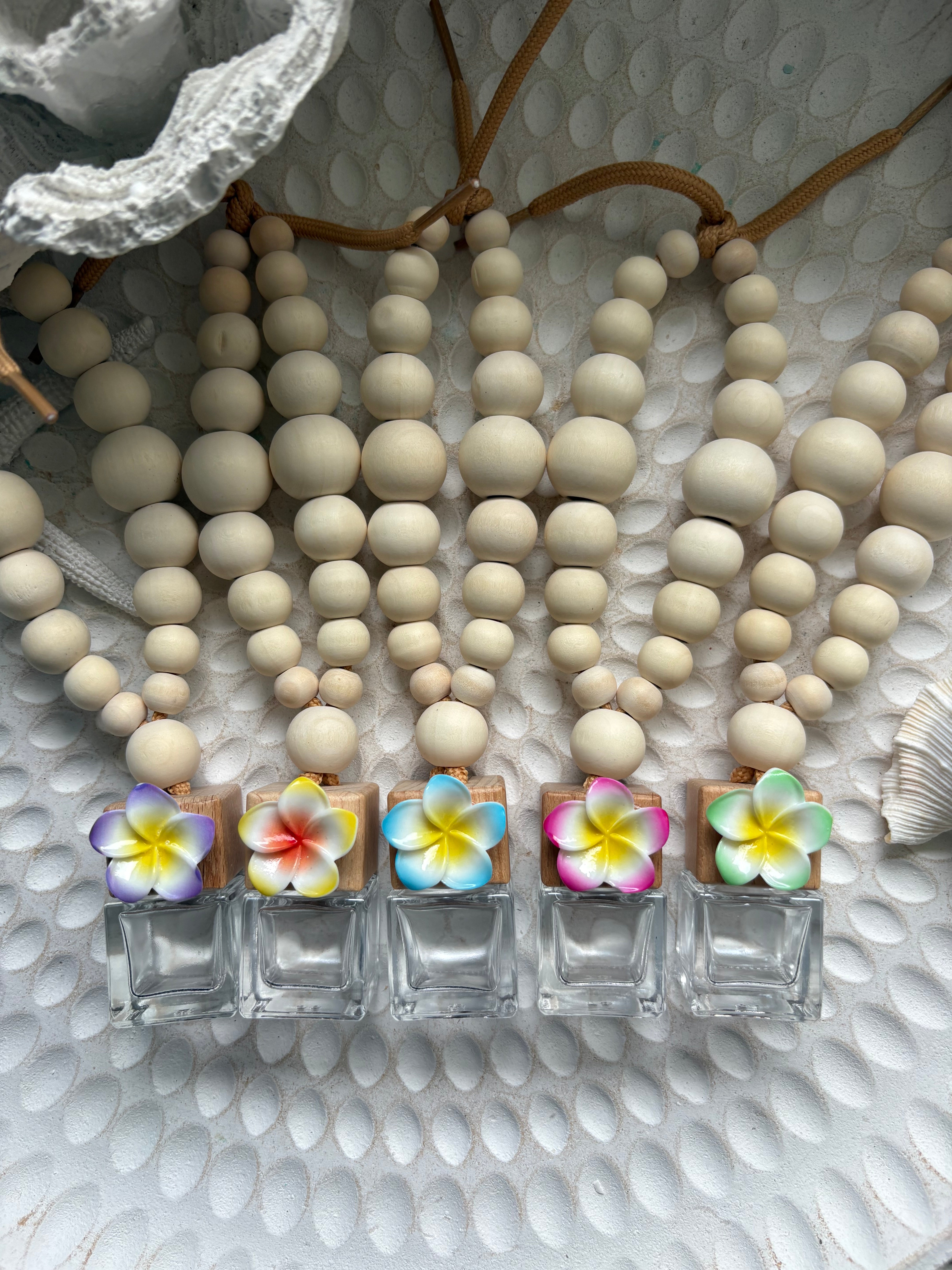 Ombre Frangipani Car Diffuser - Blue