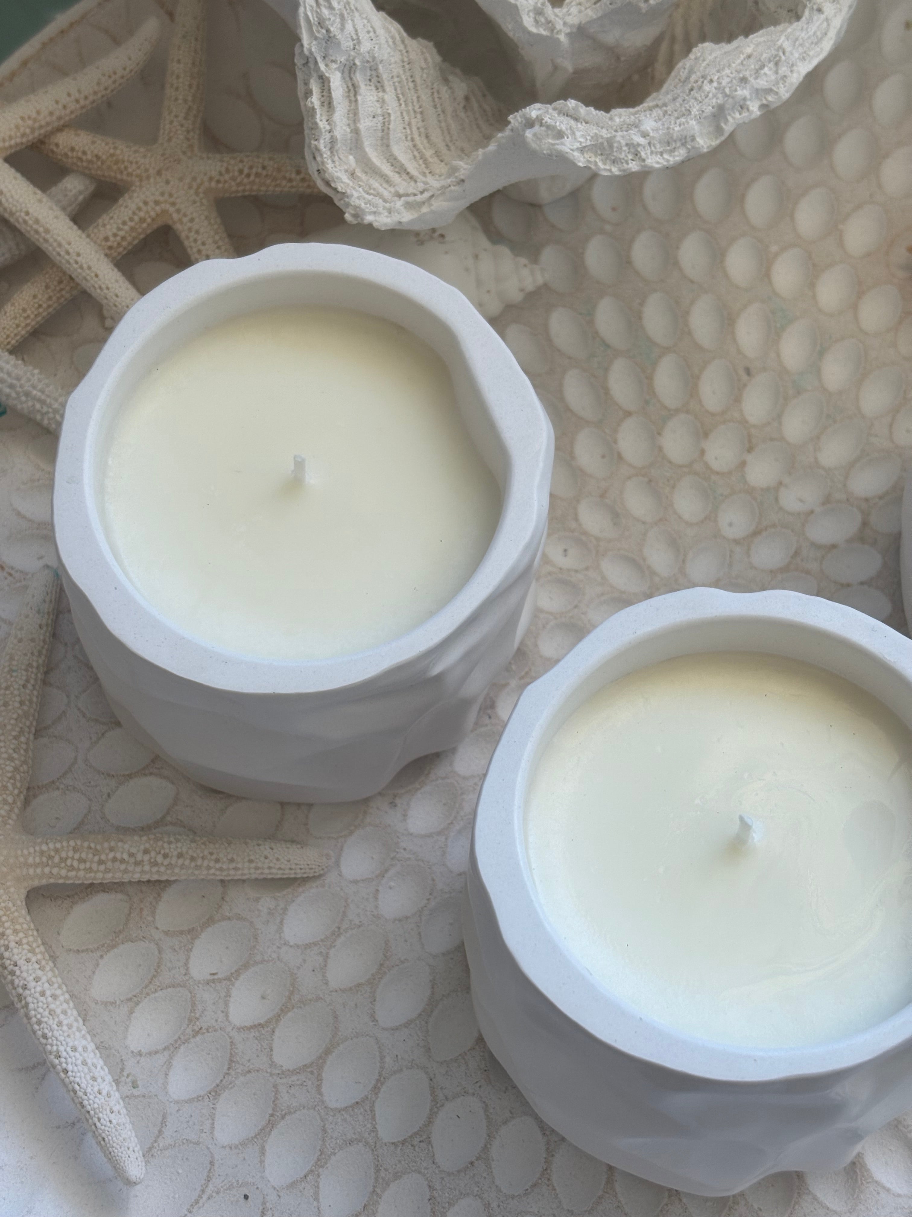 Sculpted Rock Candle | Watermelon