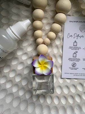 Ombre Frangipani Car Diffuser - Purple