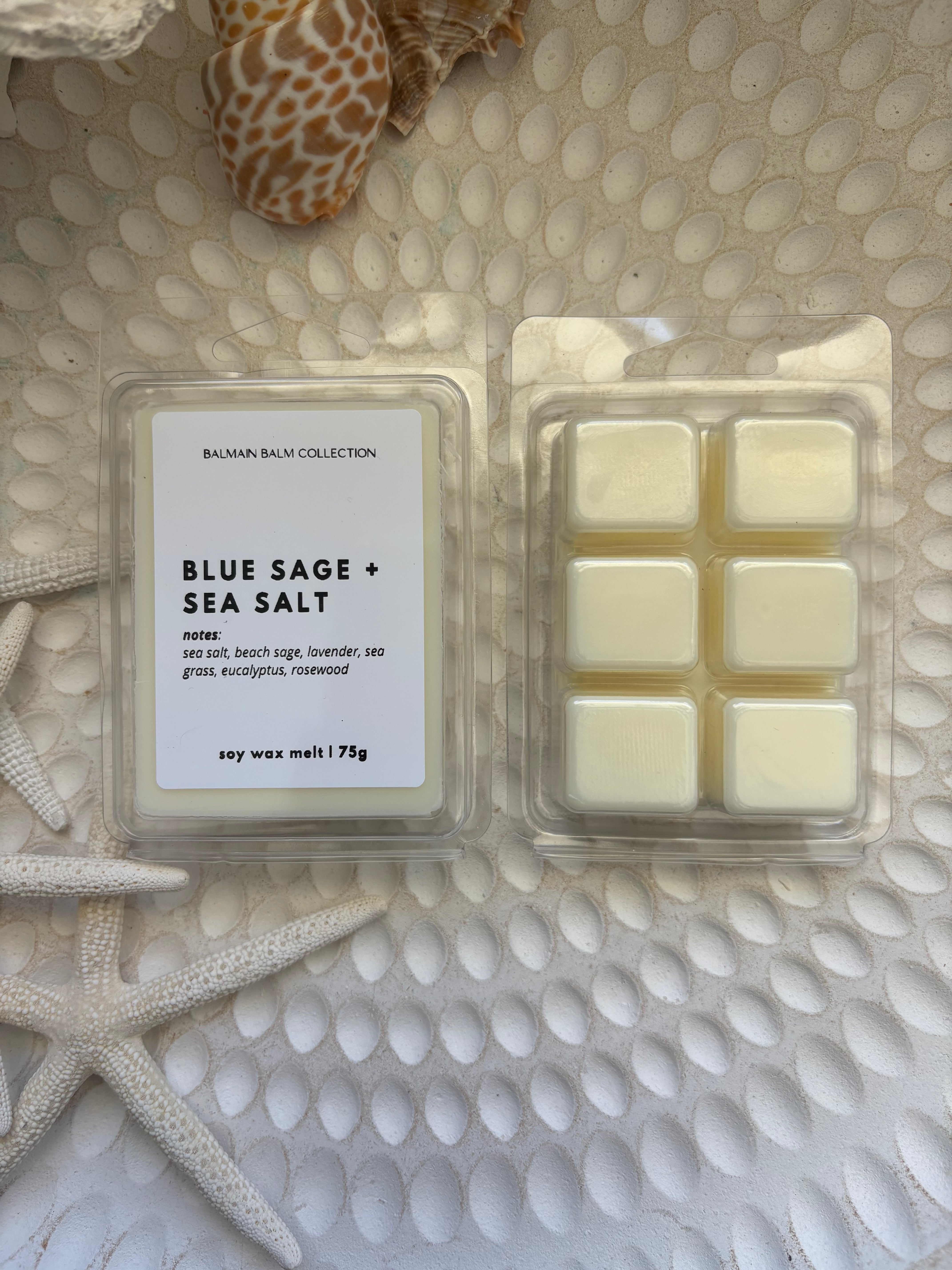 Wax Melt - Blue Sage & Sea Salt