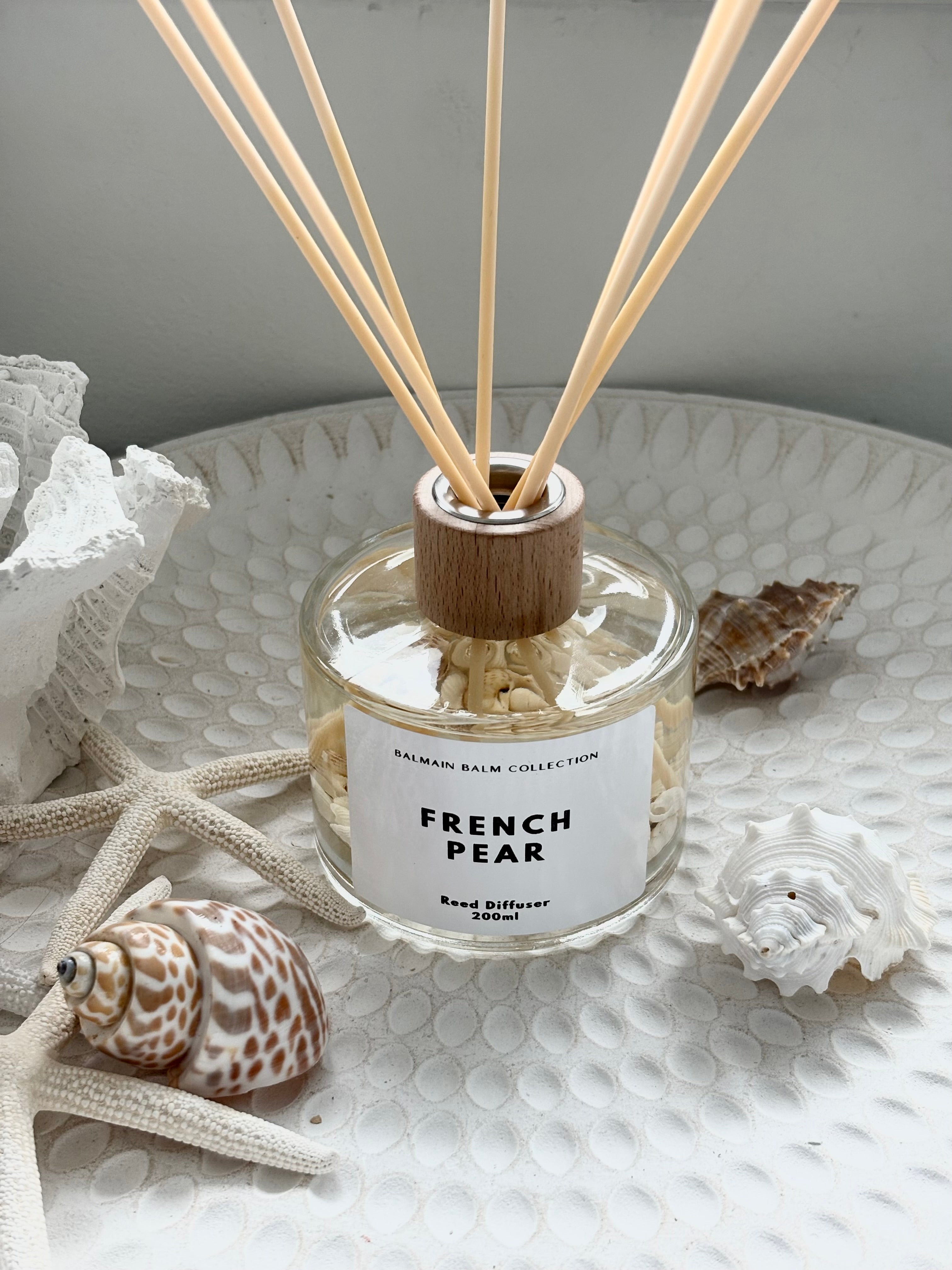 Coastal Shell Reed Diffuser - French Pear