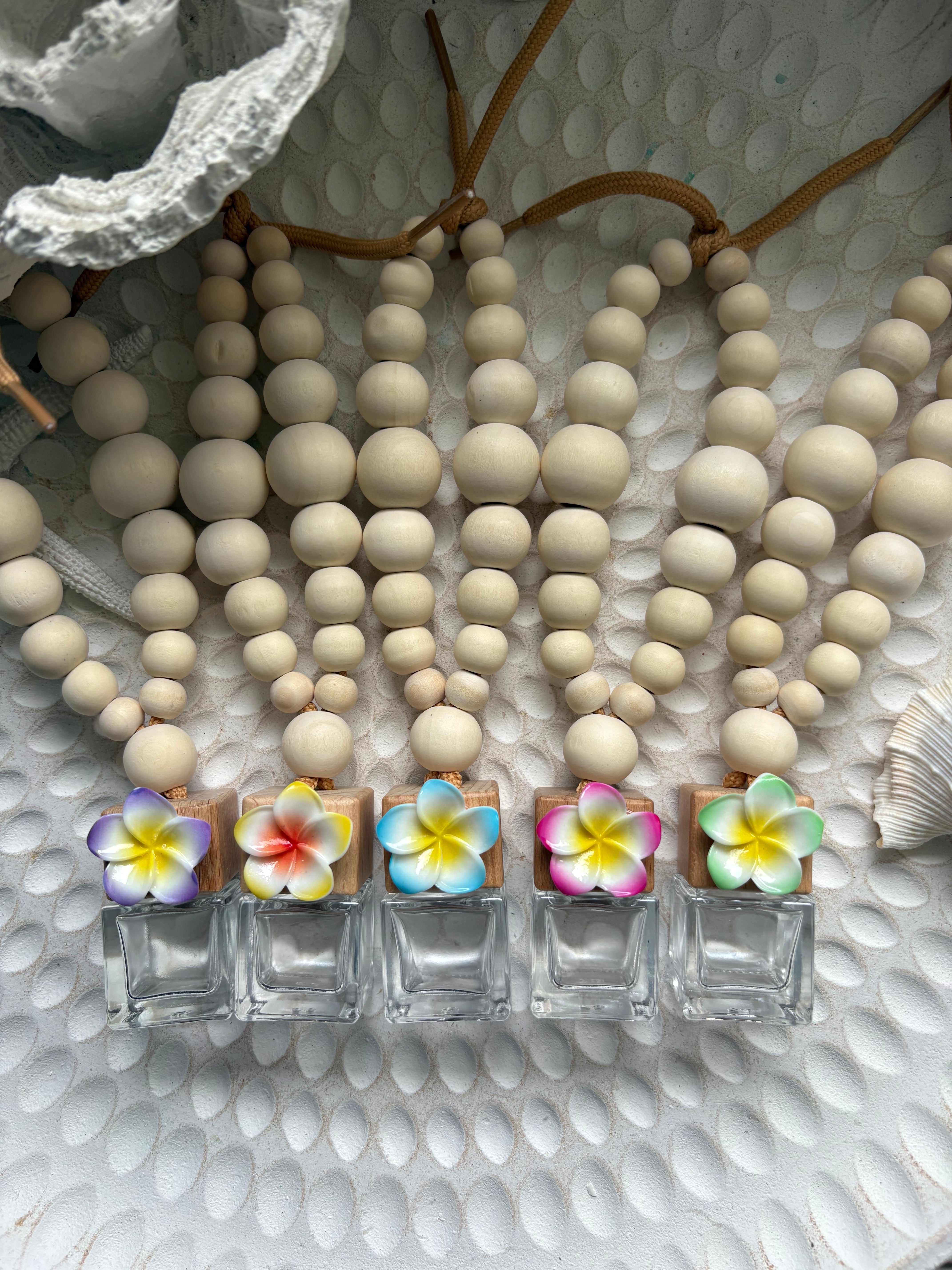 Ombre Frangipani Car Diffuser - Purple