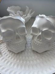 Limited Edition Rose Skull Candle