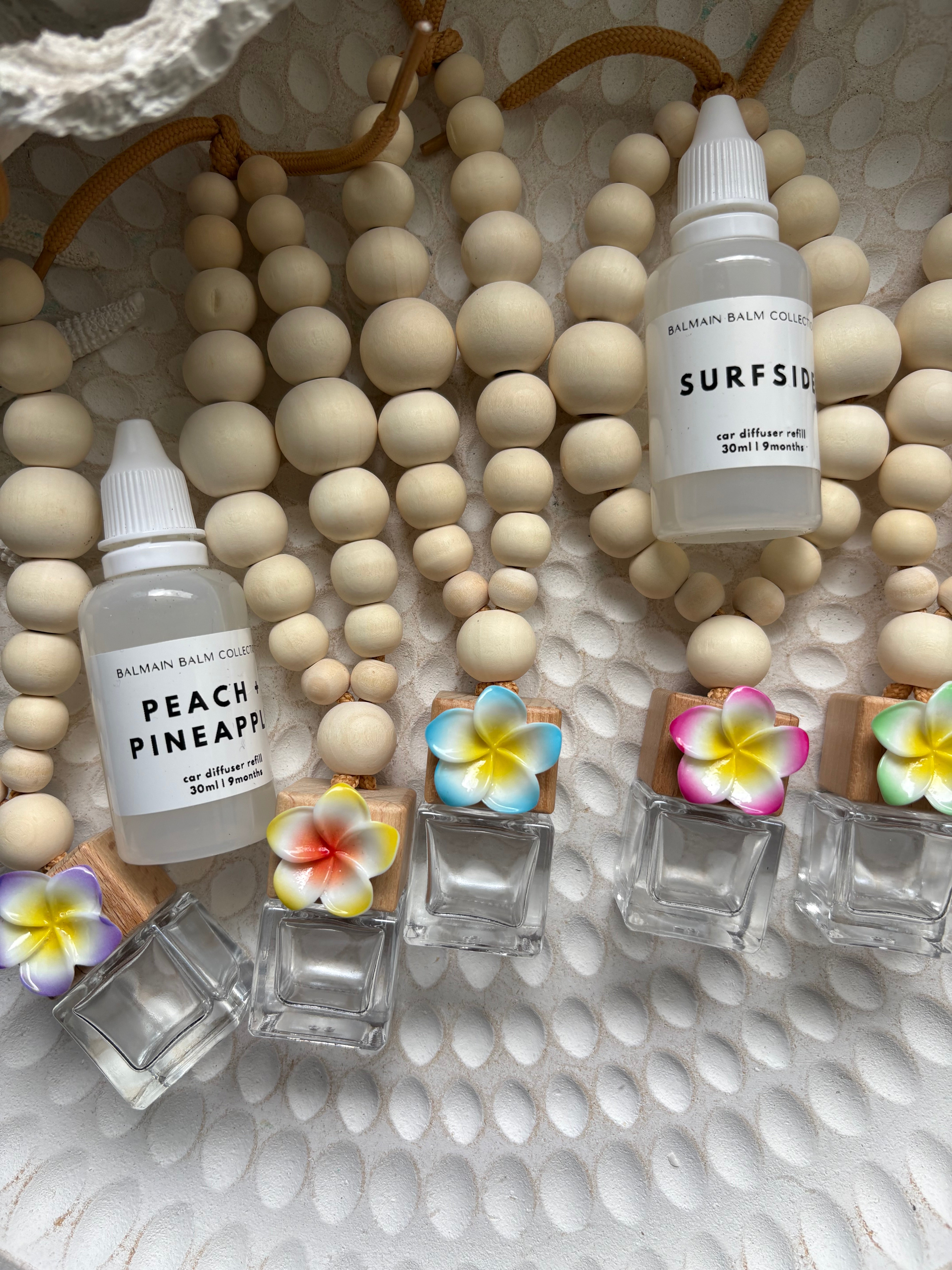 Ombre Frangipani Car Diffuser - Blue