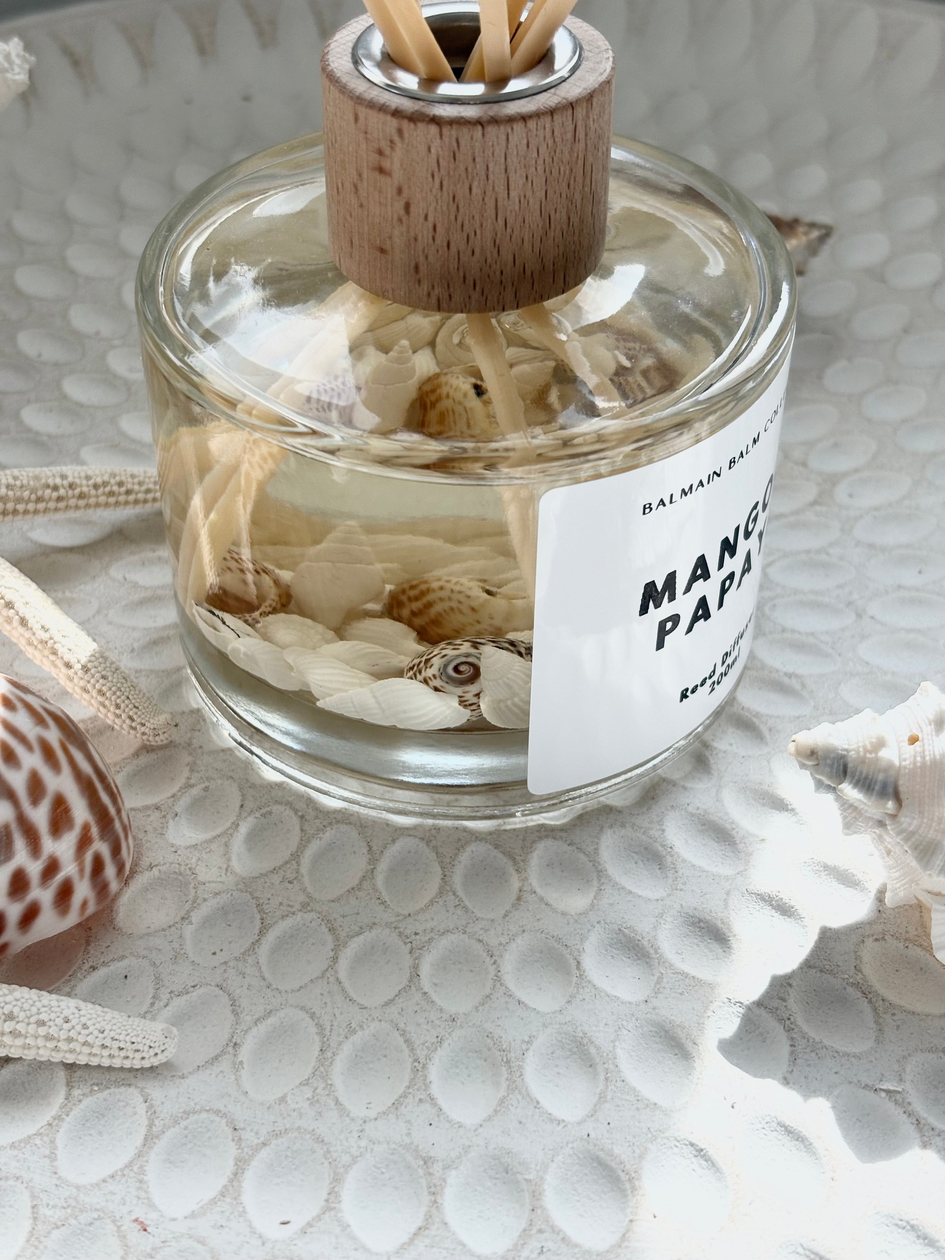 Coastal Shell Reed Diffuser - Mango & Papaya