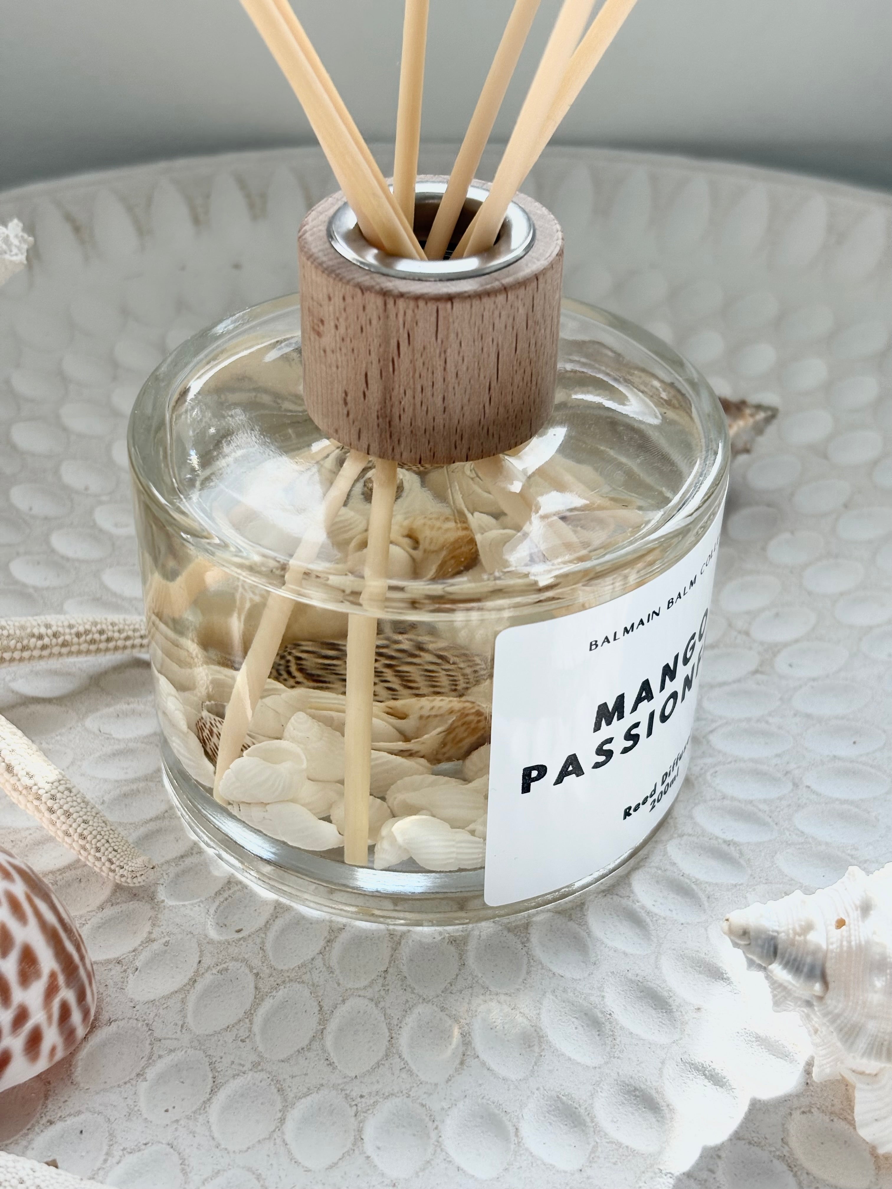 Coastal Shell Reed Diffuser - Mango & Passionfruit