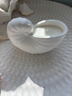 Coral Curl Candle Small