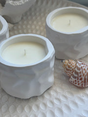 Sculpted Rock Candle | Watermelon