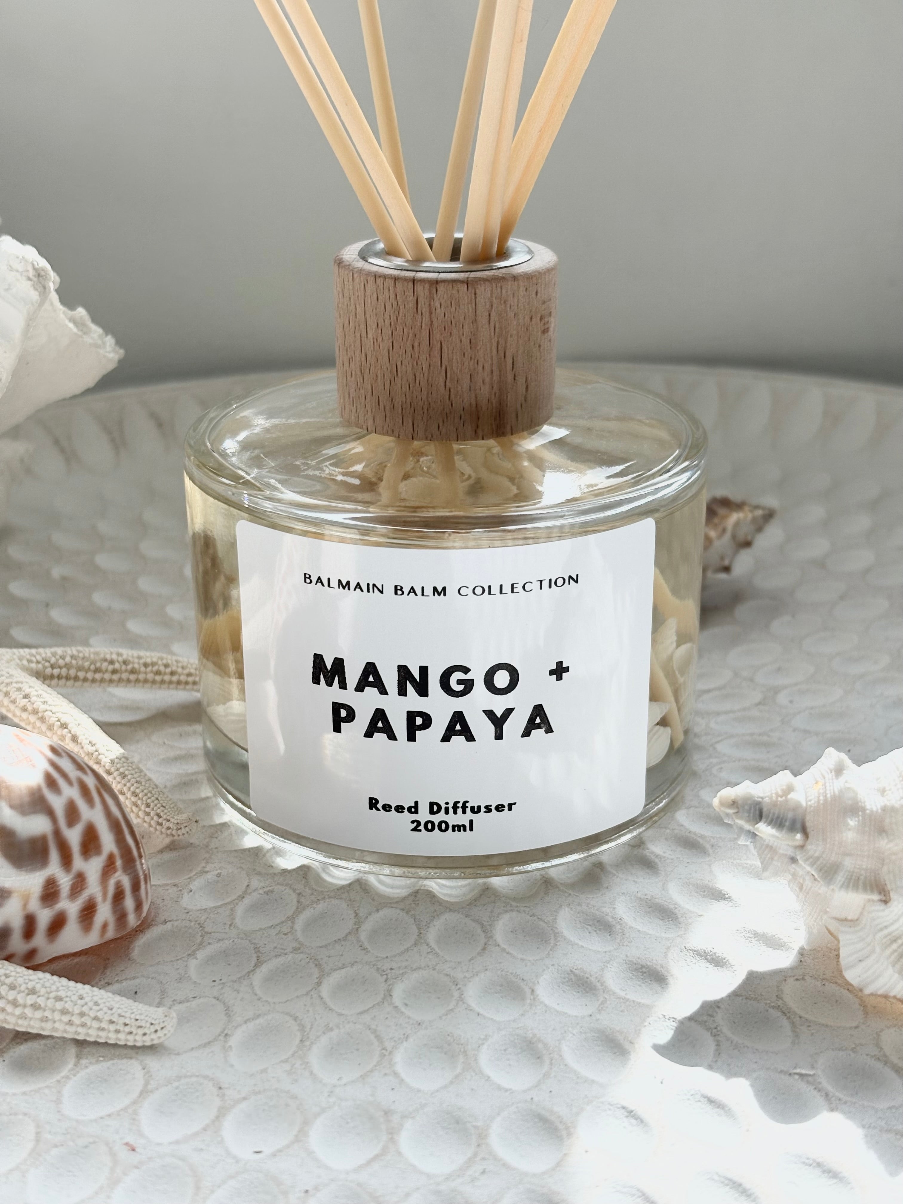 Coastal Shell Reed Diffuser - Mango & Papaya