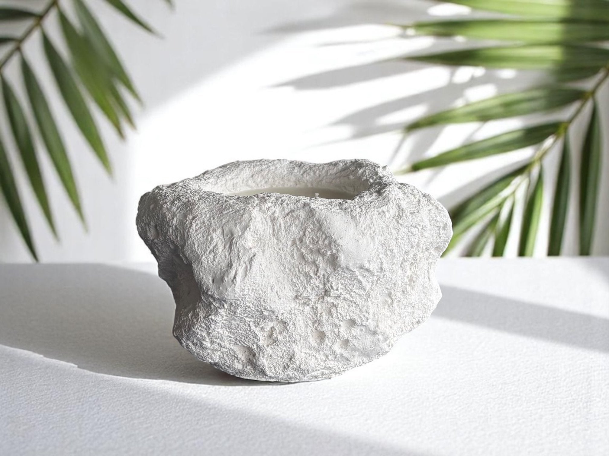 Ocean Stone Textured Candle